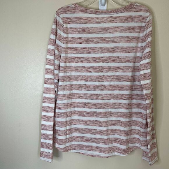Sonoma| The Everyday Tee| Long sleeve| Small| Cotton| Striped - Picture 7 of 10